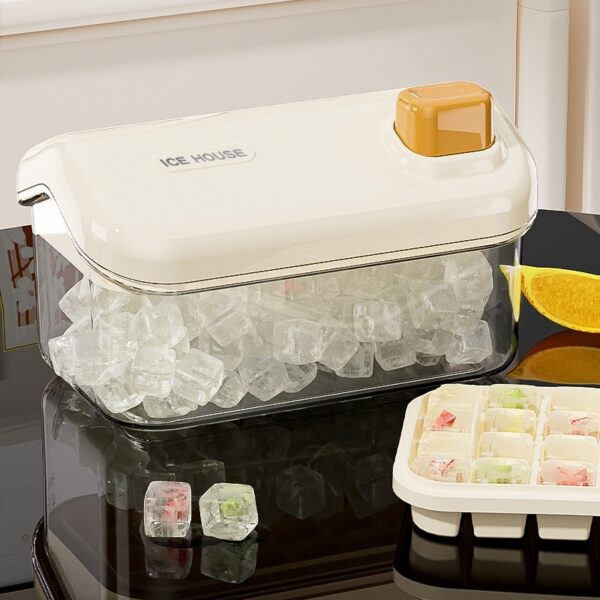 Ice Tray Large Capacity Household Food Grade One-click Press Ice Maker Kitchen Gadgets - Image 2