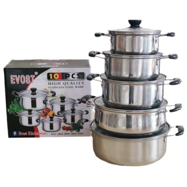 Stainless Steel Colorful 10-piece Set - Image 3