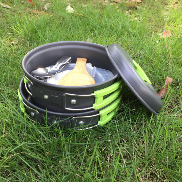 Outdoor cookware 1-2 people camping cookware set - Image 9