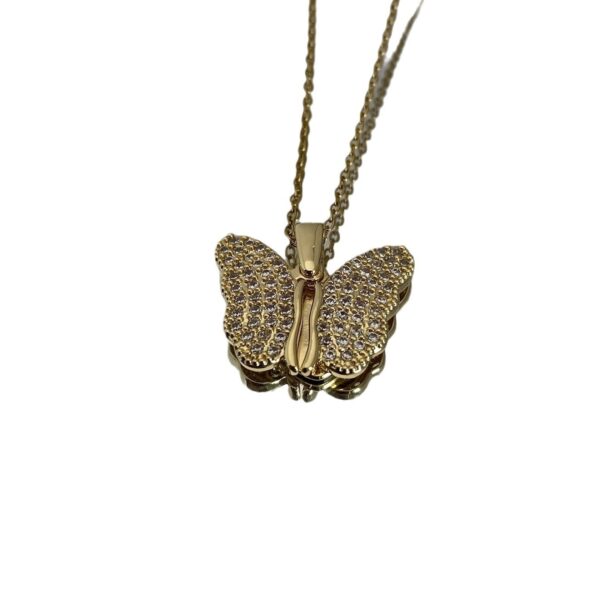 Fashion Jewelry Butterfly Necklace Female Pendant Titanium Steel Clavicle Chain - Image 3