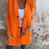 Casual Hooded Single-Breasted Cardigan Fashion Loose Solid Color Jacket Spring And Autumn Women's Clothing - Image 9