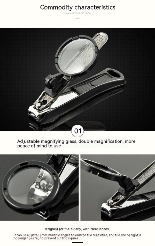 Magnifying Glass Nail Clippers Large - Image 7