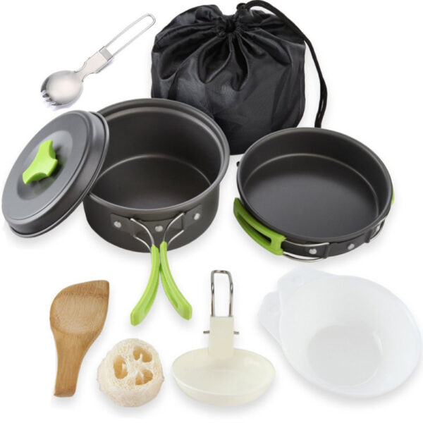 Outdoor cookware 1-2 people camping cookware set - Image 3