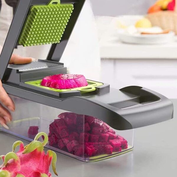 15 In 1 Vegetable Chopper, Salad Fruit Vegetable Food Chopper Slicer Peeler - Image 5