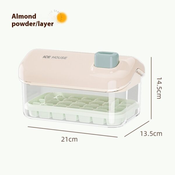 Ice Tray Large Capacity Household Food Grade One-click Press Ice Maker Kitchen Gadgets - Image 3