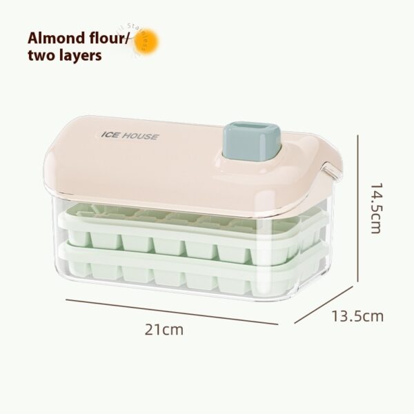 Ice Tray Large Capacity Household Food Grade One-click Press Ice Maker Kitchen Gadgets - Image 8