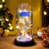 Eternal Rose LED Light Foil Flower In Glass Cover Night Lights Valentines Day Gifts Lamp Decor For For Home Bedroom Wedding Gift Valentine's Day Gifts - Image 6